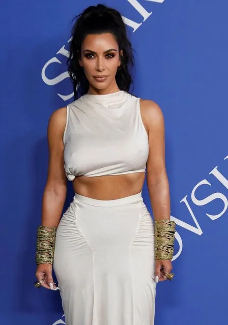 Kim Kardashian attends the CFDA Fashion awards in Brooklyn, New York, U.S., June 4, 2018. (Photo by Shannon Stapleton/Reuters)