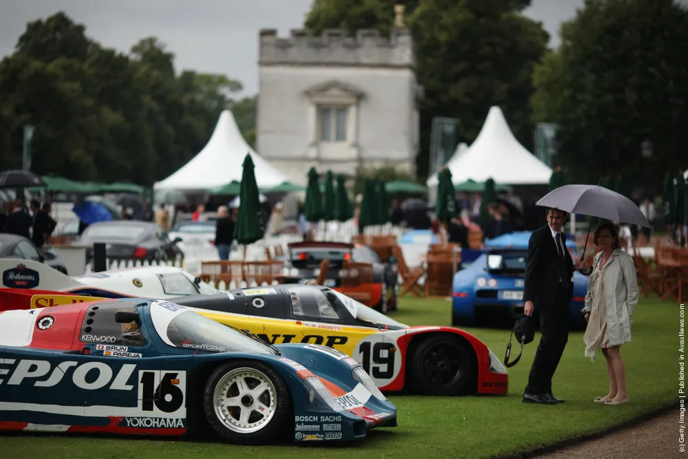 The World's Finest And Most Expensive Cars Are Showcased At The Salon Prive Garden Party