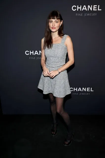 Australian actress Phoebe Tonkin, wearing CHANEL, attends the CHANEL Dinner to celebrate the Watches & Fine Jewelry Fifth Avenue Flagship Boutique Opening on February 07, 2024 in New York City. (Photo by Jamie McCarthy/WireImage)