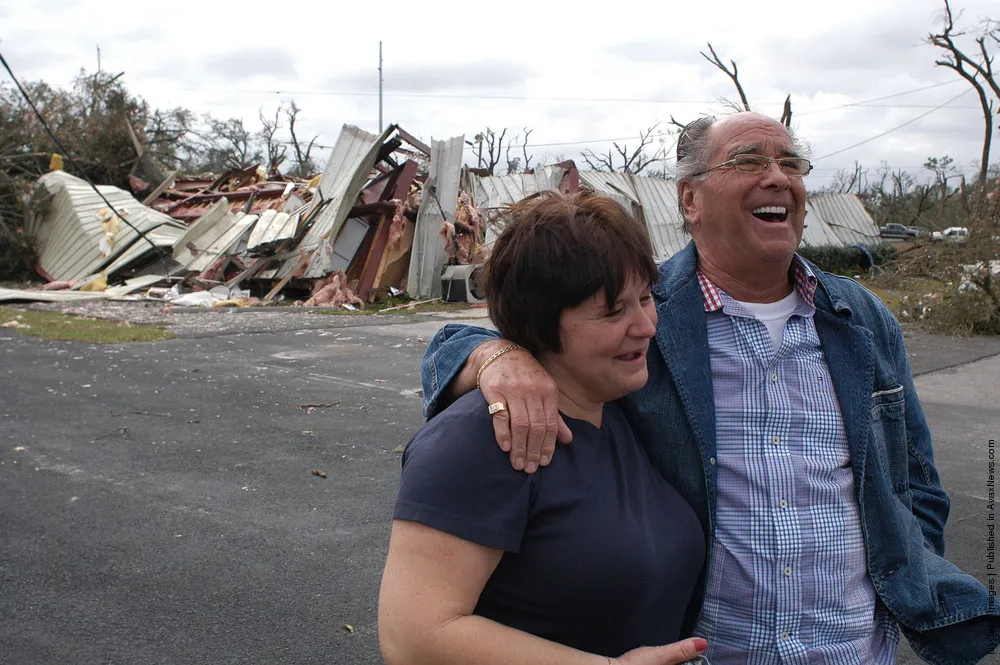 Tornado Damages Houses In Southern Florida