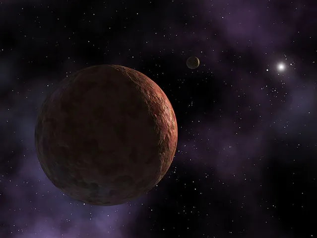 A planet-like object dubbed Sedna,  a small icy body far beyond Pluto and the Kuiper Belt, a discovery that calls into question exactly what was going on during the early days of the solar system. (Photo by Reuters/NASA/JPL-Caltech)