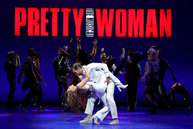 Samantha Jade performs the role of Vivian Ward and Ben Hall plays Edward Lewis during “Pretty Woman: The Musical” Sydney Preview at Theatre Royal Sydney on December 04, 2025 in Sydney, Australia. (Photo by Don Arnold/WireImage)