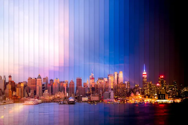 New York: 38 photographs, 2 hours, 3 minutes. (Photo by Daniel Marker-Moors/Caters News)