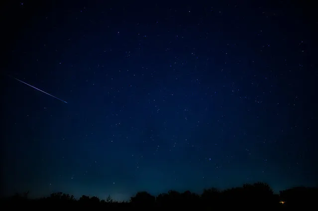 Photographer Tom Childers took this photo south of Olathe, Kan., on August 13, 2012. He writes, “We had a great, clear night, though pretty windy (as is normal for Kansas). (Photo by Tom Childers)