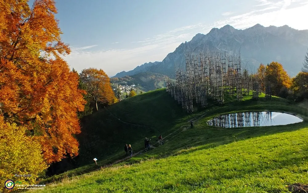 Cathedral Made from Trees by Giuliano Mauri 