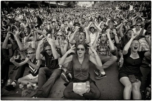 “Missed”. Emotional fans watch and express their disbelief as their team, the Fremantle Dockers, loose an AFL (Australian Football League) Grand Final on a giant screen provided by the local council for people not able to make the trip across Australia to see the match. Photo location: Fremantle, Western Australia. (Photo and caption by Tony McDonough/National Geographic Photo Contest)