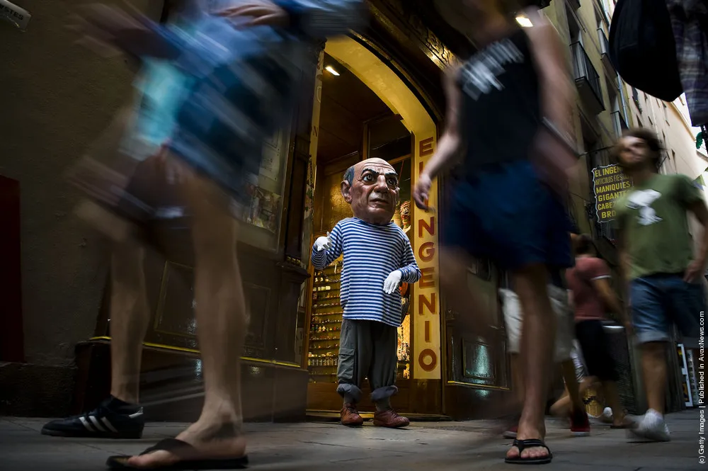 Barcelona Shop Specialises In The Production Of Catalan Festival Masks