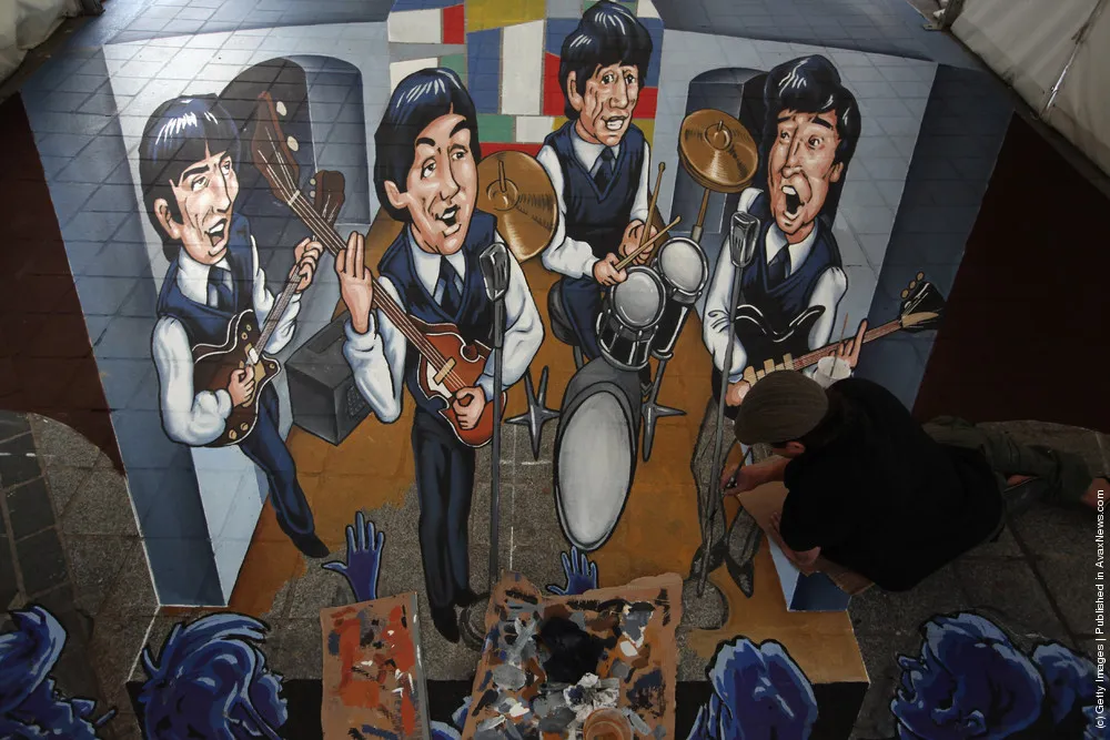 Liverpool Unveils Giant 3D Beatles Artwork