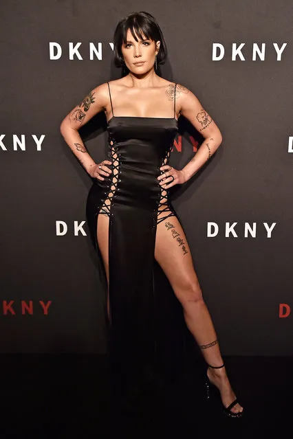 Halsey attends the DKNY 30th Anniversary party at St. Ann's Warehouse on September 09, 2019 in New York City. (Photo by Steven Ferdman/Getty Images)