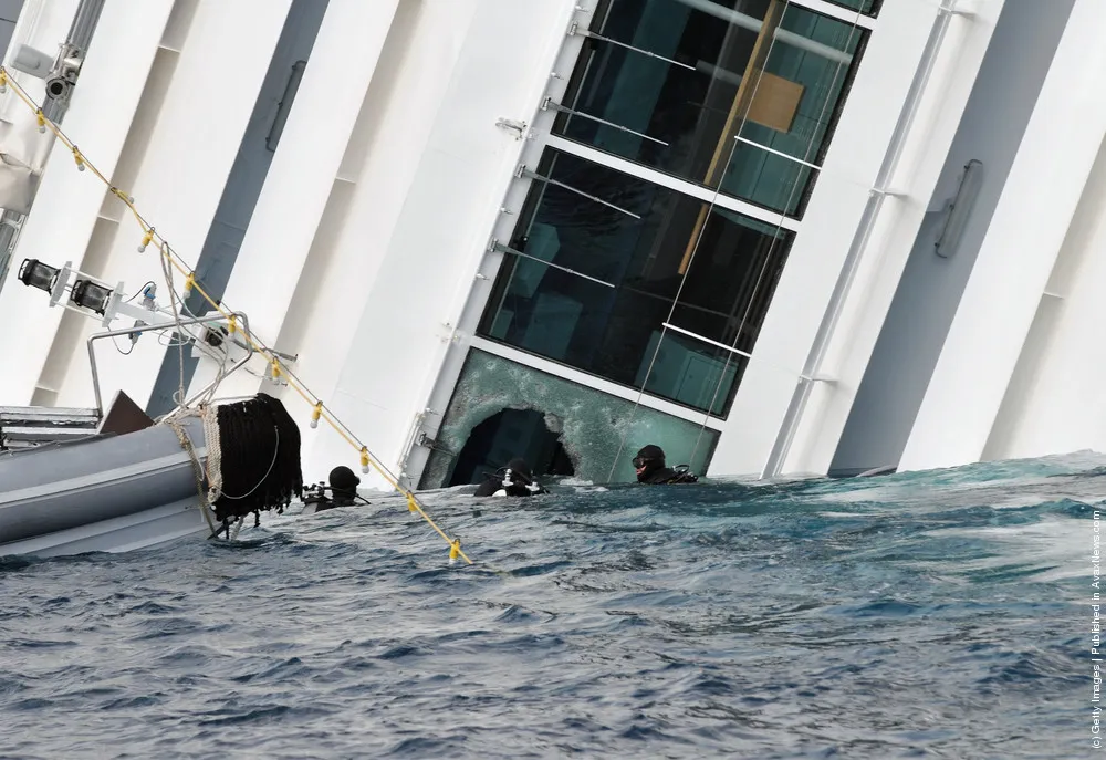 Search For Survivors Continues On Cruise Ship Costa Concordia