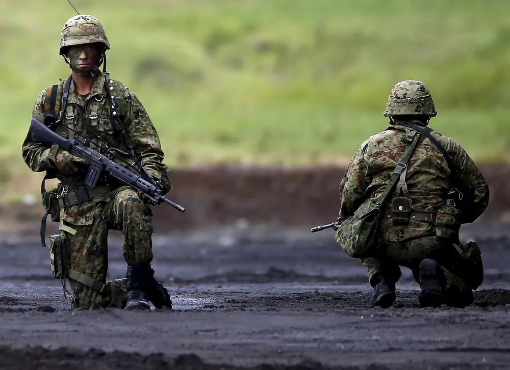 Military Exercise in Japan