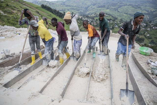 Miners work at the D4 Gakombe coltan quarry in Rubaya, Democratic Republic of Congo, on Friday, May 9, 2025. (Photo by Moses Sawasawa/AP Photo)