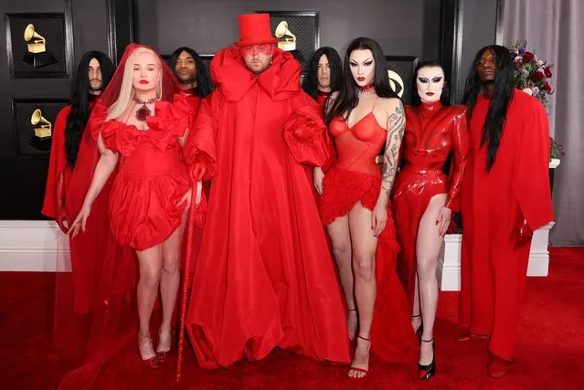 English singer-songwriter Sam Smith attends the Premiere ceremony of the 65th Annual Grammy Awards in Los Angeles, California, U.S., February 5, 2023. (Photo by David Swanson/Reuters)