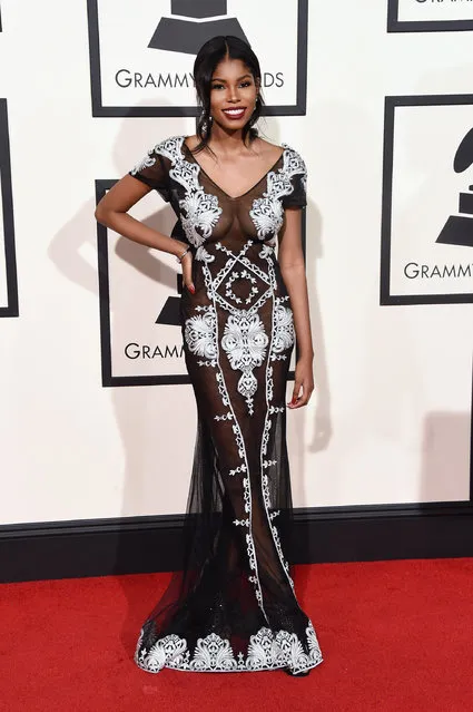 Singer Diamond White attends The 58th GRAMMY Awards at Staples Center on February 15, 2016 in Los Angeles, California. (Photo by Jason Merritt/Getty Images for NARAS)