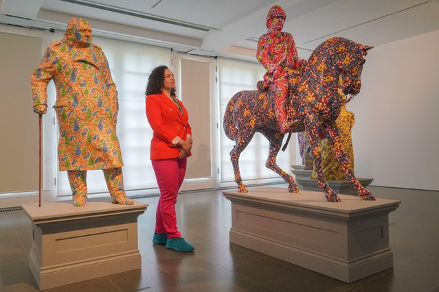 A look around Yinka Shonibare: Suspended States, a study of the relationship between Europe and Africa, at the Serpentine Gallery in London on April 11, 2024. (Photo by Amer Ghazzal/Alamy Live News)