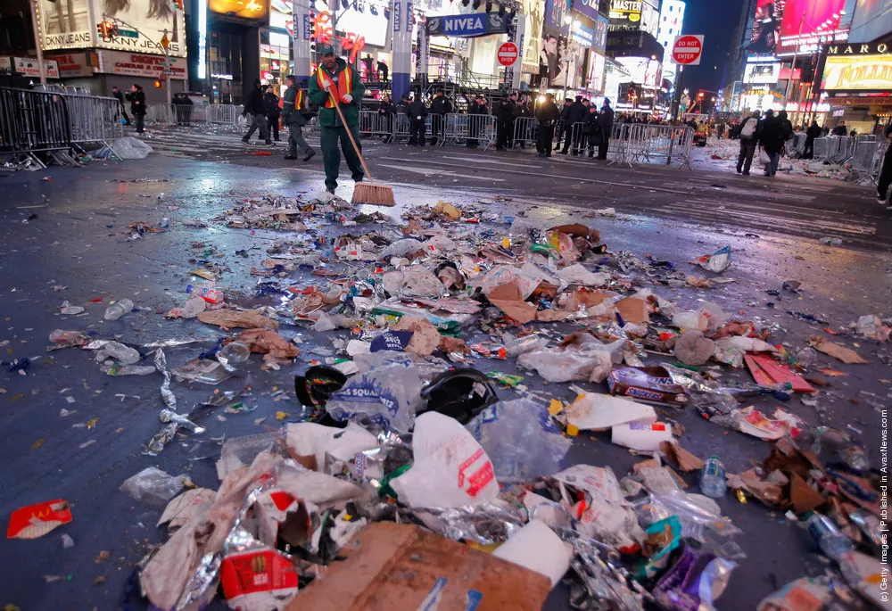 New York Celebrates New Year's Eve In Times Square