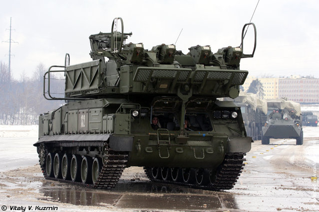 9A39M1 launcher-loader vehicle for Buk-M1-2 air defence system