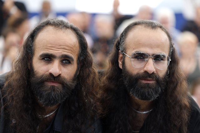 Directors Tarzan Nasser and Arab Nasser attend the photocall for “Once Upon a Time in Gaza” during the 78th annual Cannes Film Festival, in Cannes, France, 19 May 2025. The film festival runs from 13 to 24 May 2025. (Photo by Guillaume Horcajuelo/EPA)