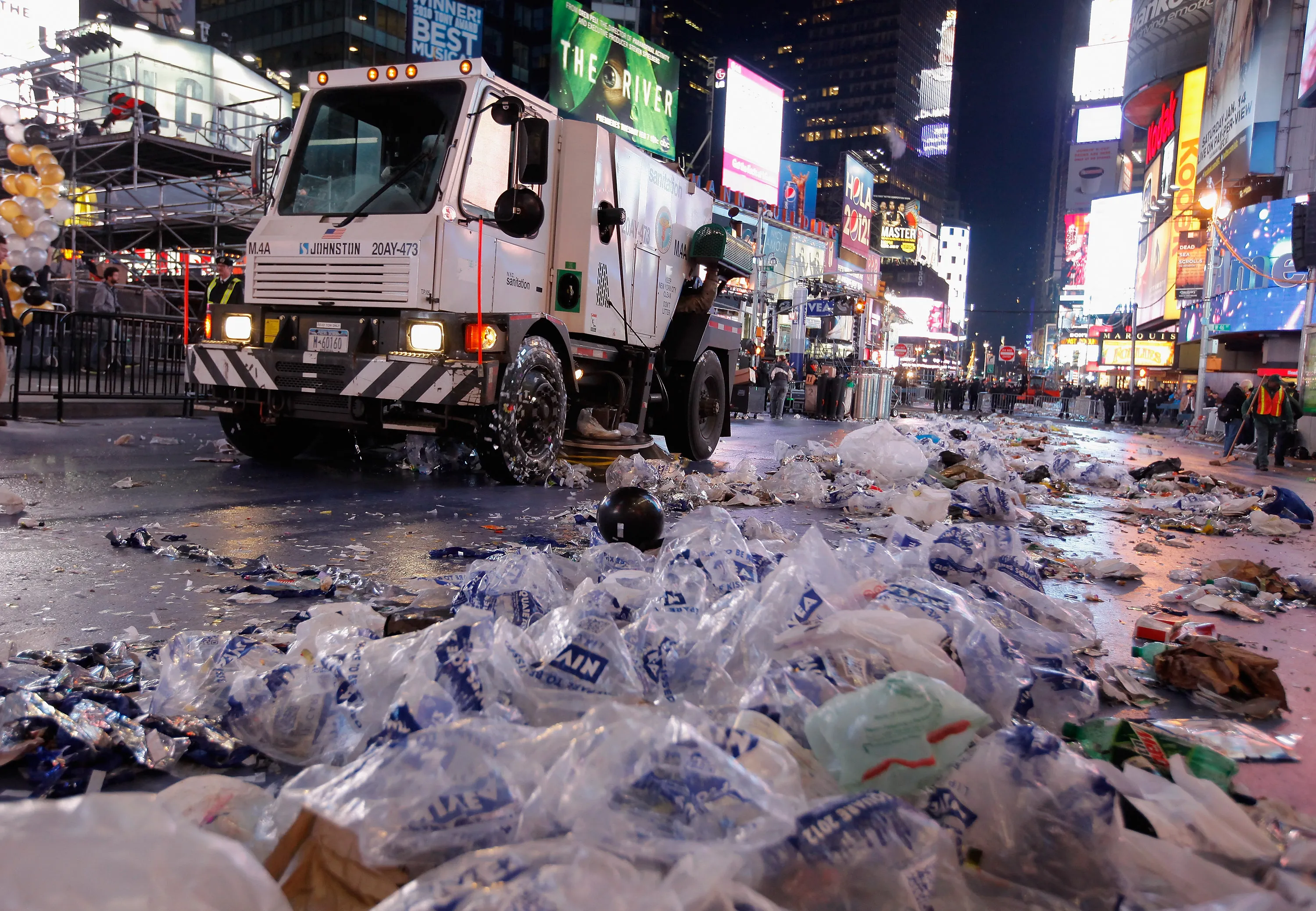 New York Celebrates New Year's Eve In Times Square