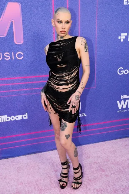 Musical artist Siiickbrain attends the Billboard Women in Music Awards at YouTube Theater in Inglewood, California, U.S., March 2, 2022. (Photo by Mario Anzuoni/Reuters)