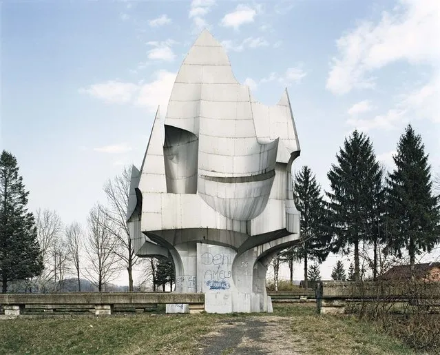 The Susanjar Memorial Complex in Bosnia and Herzegovina was created in remembrance of the thousands killed by Germans during the Orthodox festival of Ilindan in 1941. (Photo by Jan Kempenaers)