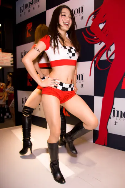 Asian Beauty: Hot Promotional Models in Taipei, Taiwan. Taipei IT Month 2011