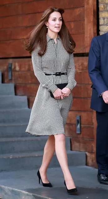 Britain's Catherine, Duchess of Cambridge visits the Anna Freud Centre, a charity which works with children and young people with mental health problems, in London, September 17, 2015 in London. (Photo by Chris Jackson/Reuters)
