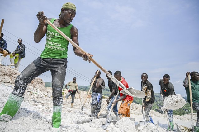 Miners work at the D4 Gakombe coltan quarry in Rubaya, Democratic Republic of Congo, on Friday, May 9, 2025. (Photo by Moses Sawasawa/AP Photo)