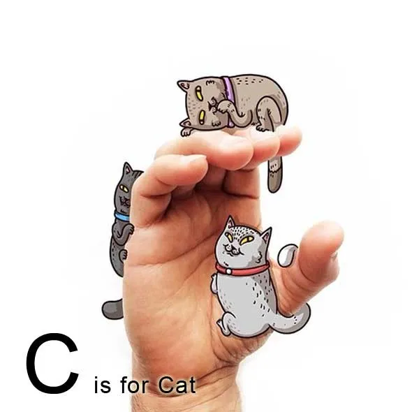 Sign Language Alphabet Doodles by Alex Solis
