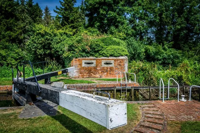 Pillbox, Garston Lock, Kennett and Avon canal, Berkshire. (Photo by MediaDrumWorld.com)