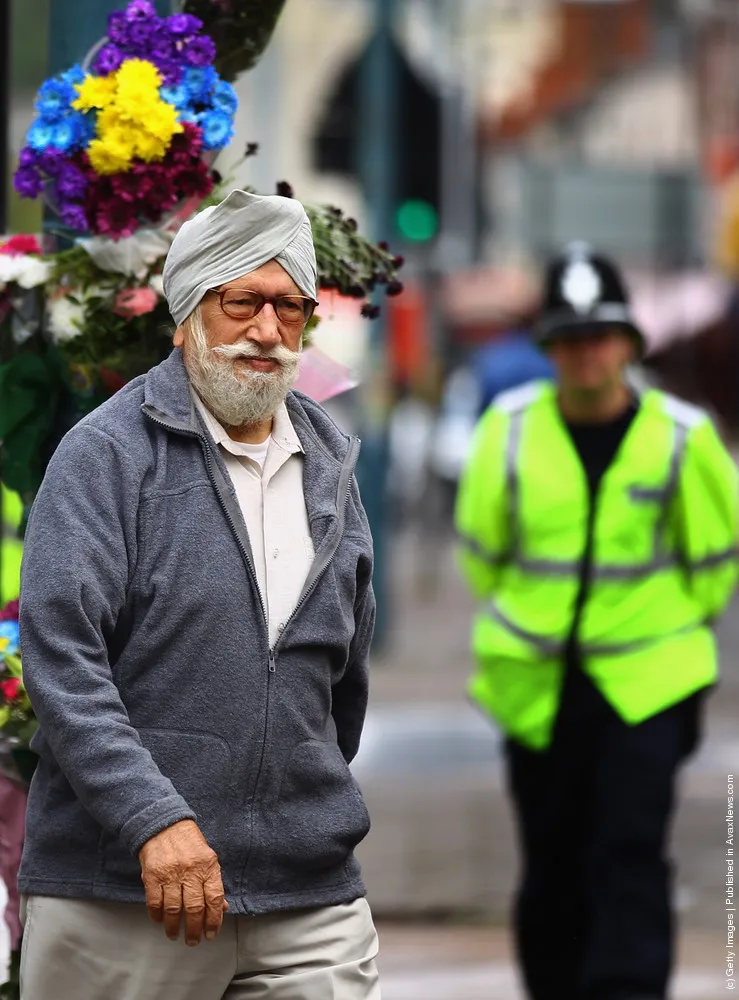 Respects Are Paid To Three Killed In Hit And Run During Birmingham Riot