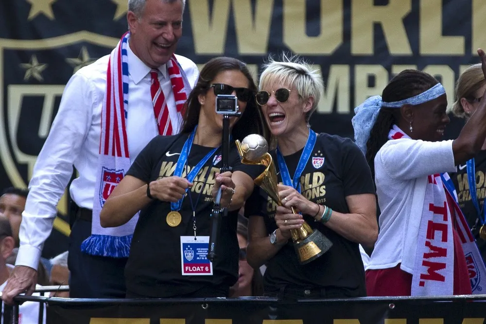 U.S. Women's Soccer Team Parade in New York