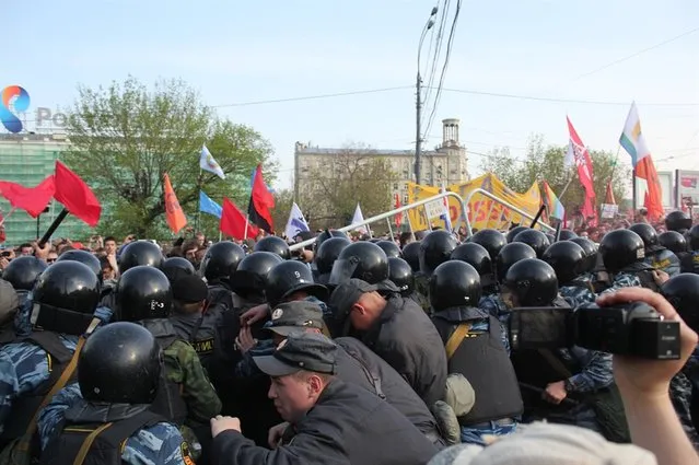 “march Of Millions” Protest Rally In Moscow