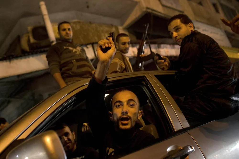 Gaza Residents Celebrate Israel-Hamas Ceasefire
