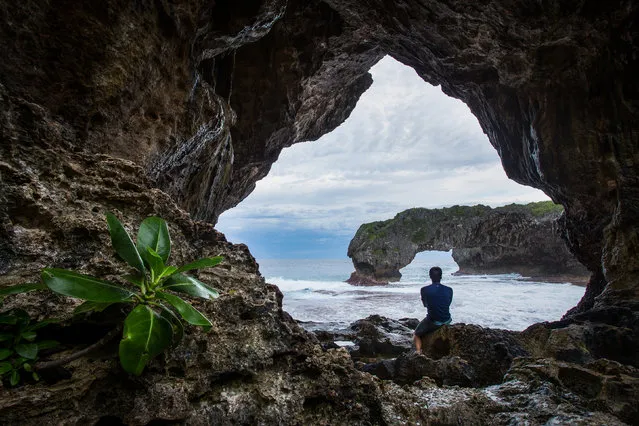 Talava Arches, Niue, South Pacific. (Photo by Paul Zizkas/Caters News)