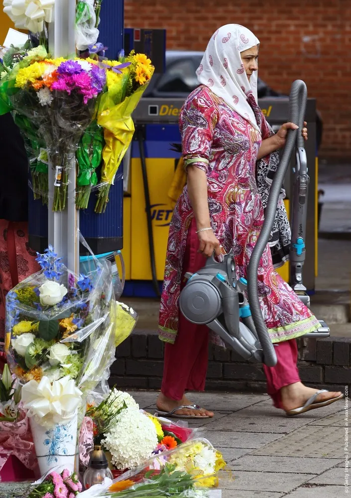 Respects Are Paid To Three Killed In Hit And Run During Birmingham Riot