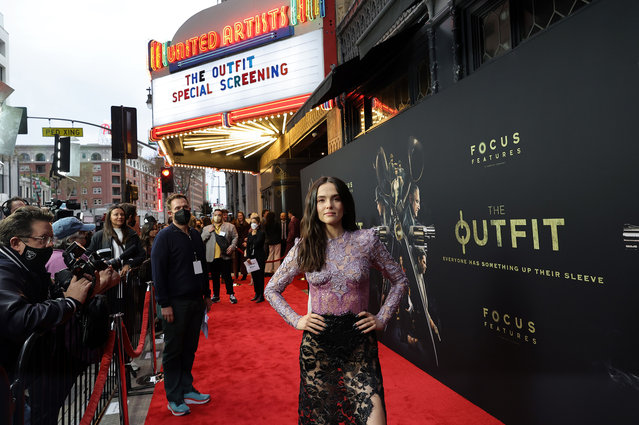 Actress  Zoey Deutch attends the special screening of “The Outfit” at Ace Hotel on March 15, 2022 in Los Angeles, California. (Photo by Kevin Winter/Getty Images)