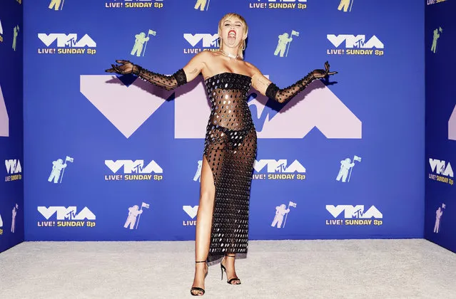 Miley Cyrus attends the 2020 MTV Video Music Awards, broadcast on Sunday, August 30, 2020 in New York City. (Photo by Vijat Mohindra/MTV VMAs 2020/Vijat Mohindra/MTV VMAs 2020 via Getty Images)