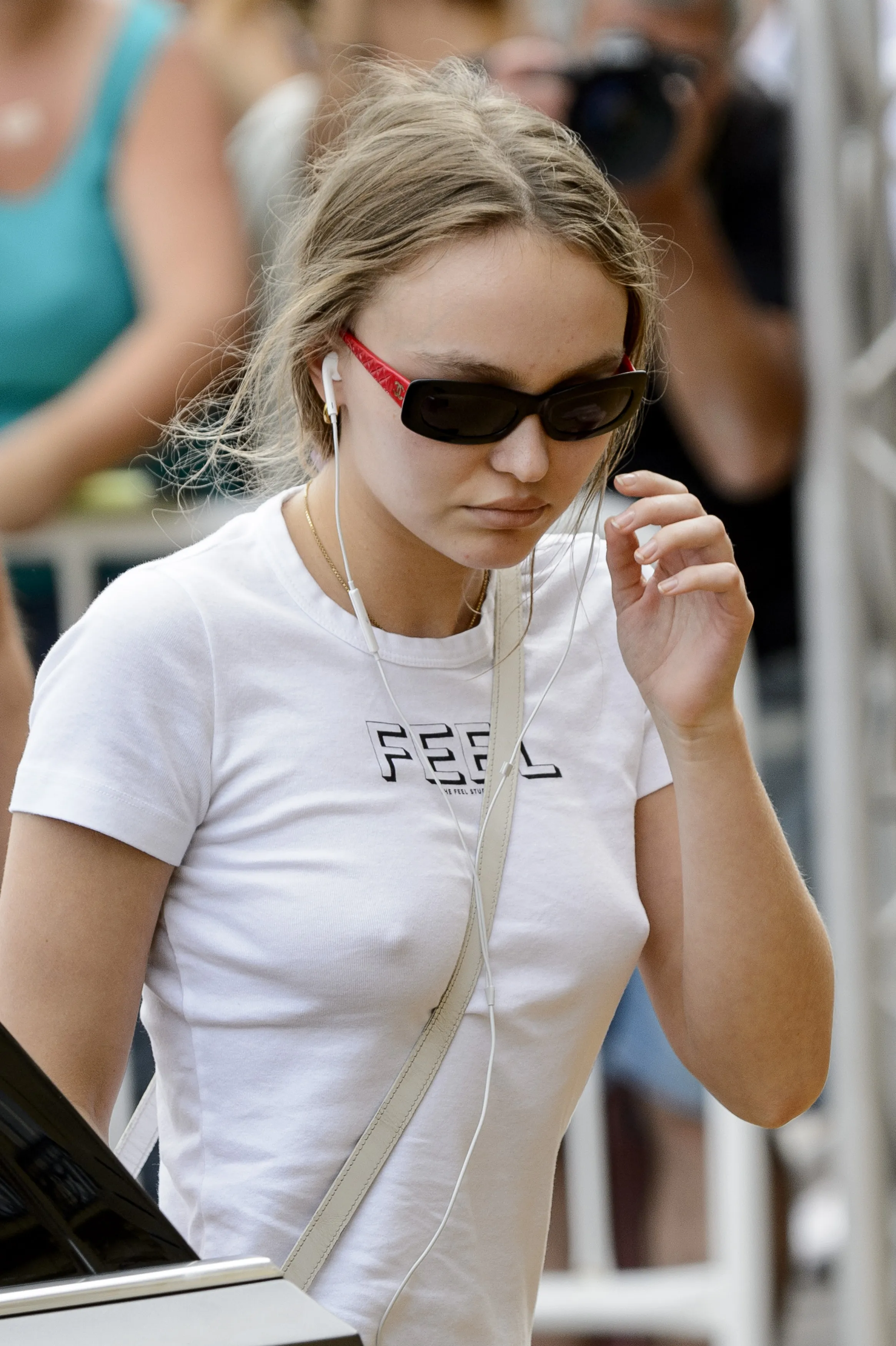 Next picture →. Lily-Rose Depp is seen arriving at 66th San Sebastian Film ...