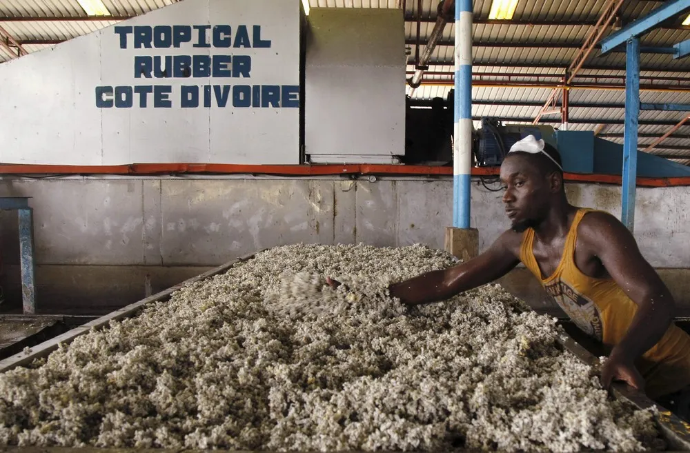 Rubber Factory in Cote d'Ivoire