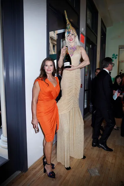 Actress Brooke Shields attends Tribeca Ball Benefiting New York Academy Of Art at New York Academy of Art on April 08, 2019 in New York City. (Photo byJohn Nacion/Startraksphoto.com)