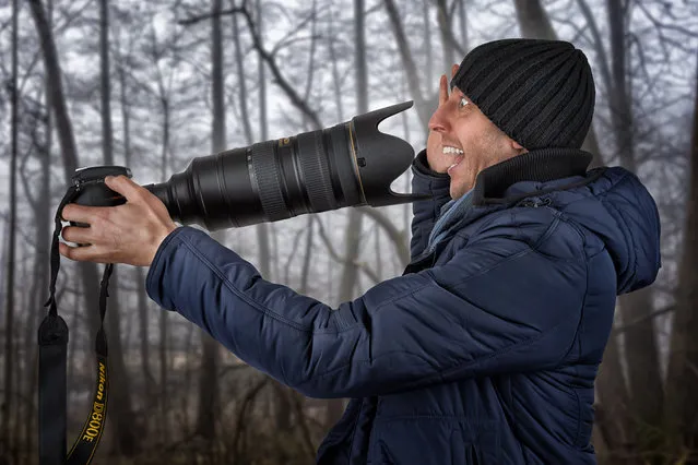 “The wildlife photographer's selfie”. (John Wilhelm)