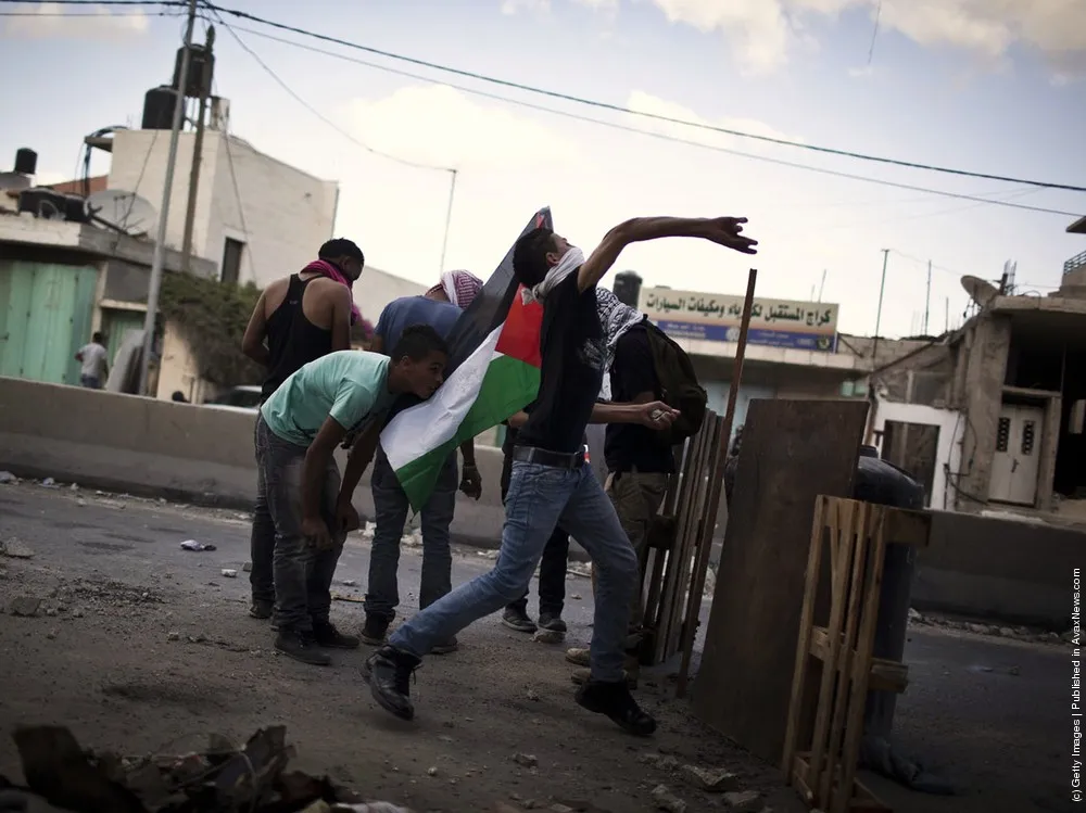 Clashes In Qalandia Ahead Of Mahmoud Abbas' UN Address