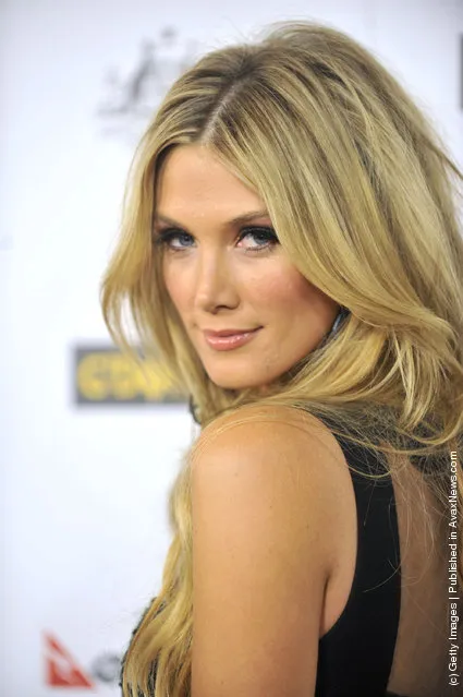 Delta Goodrem arrives for the 9th Annual G'Day USA Los Angeles Black Tie gala