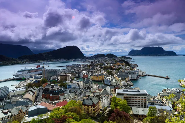 The city of Ålesund Norway, also known as the Venice of the North. (Photo by Getty Images/Rafax)