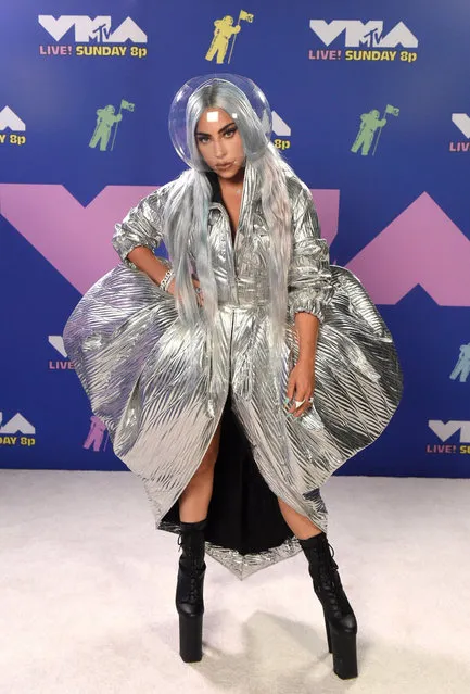 Lady Gaga attends the 2020 MTV Video Music Awards, broadcast on Sunday, August 30th 2020. (Photo by Kevin Winter/MTV VMAs 2020/Getty Images for MTV)