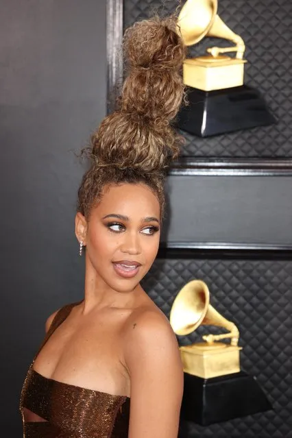 Singer Amanda Reifer attends the 65th Annual Grammy Awards in Los Angeles, California, U.S., February 5, 2023. (Photo by David Swanson/Reuters)