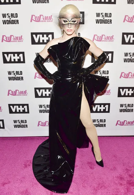 Aquaria attends VH1's “RuPaul's Drag Race” Season 10 Finale at The Theatre at Ace Hotel on June 8, 2018 in Los Angeles, California. (Photo by Rodin Eckenroth/FilmMagic)
