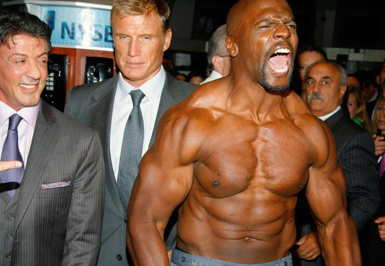 Terry Crews Rips off his Shirt for New York Stock Exchange