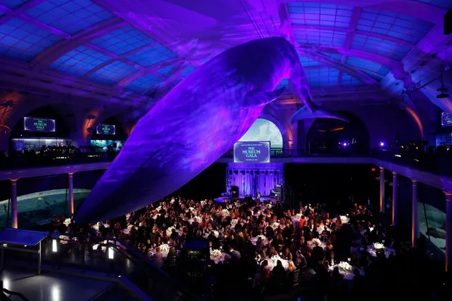 An interior view of the American Museum of Natural History's 2023 Museum Gala at the American Museum of Natural History on November 30, 2023 in New York City. (Photo by Mike Coppola/Getty Images for the American Museum of Natural History)